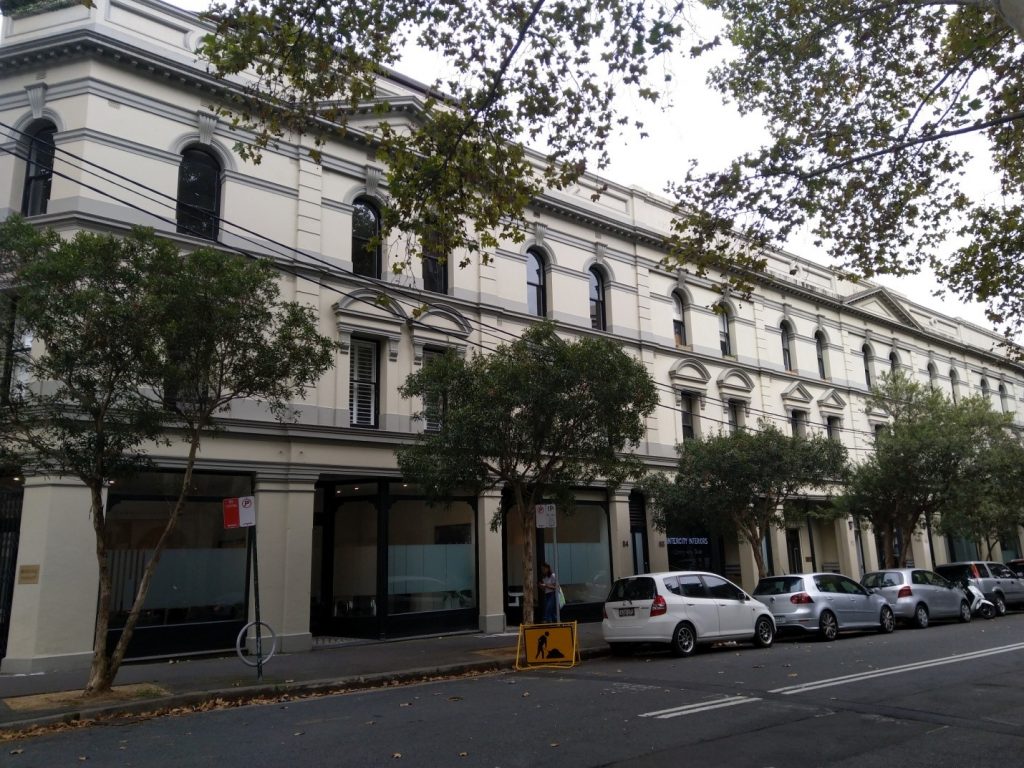 Vickery’s Cathedral Court, Woollooomooloo